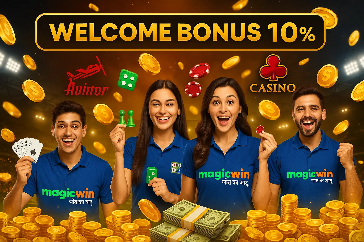 MagicWin Welcome Bonus 10%