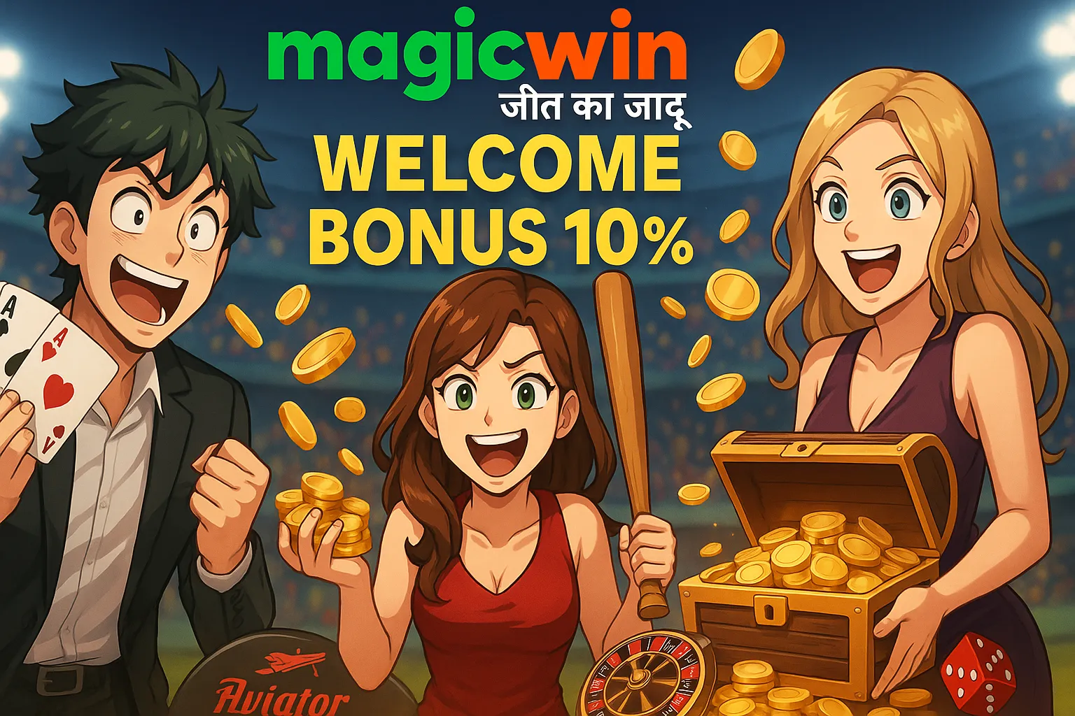MagicWin affiliate program earn by referring friends and players