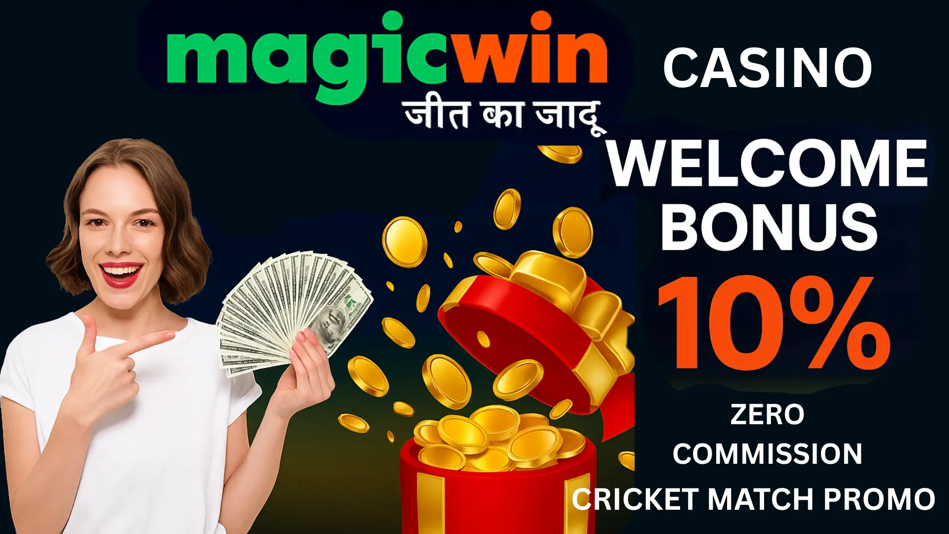 MagicWin Welcome Bonus 10%