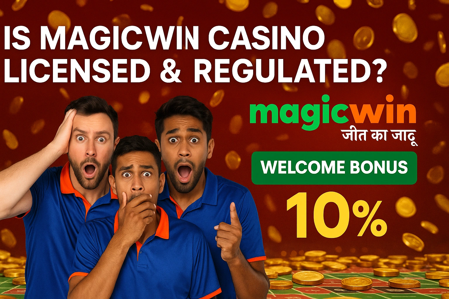 MagicWin Casino banner showing Aviator