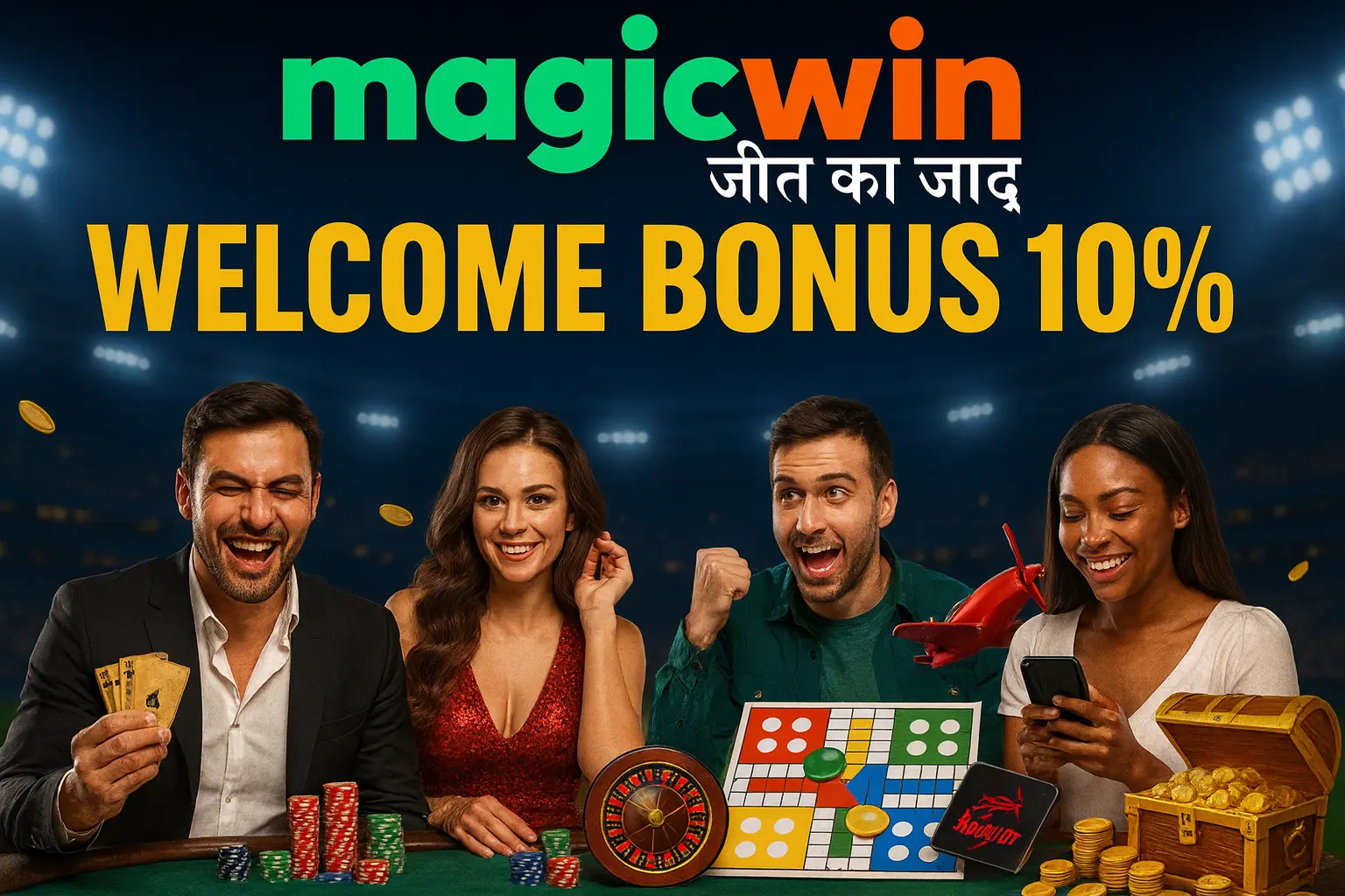 MagicWin free play offers guide with 10% welcome bonus
