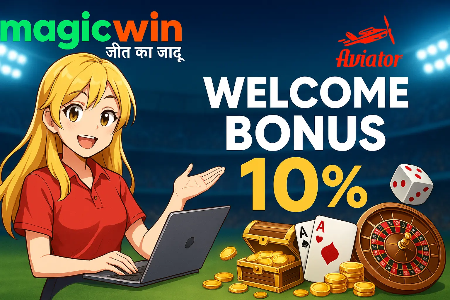 MagicWin no deposit bonus claim instantly free spins