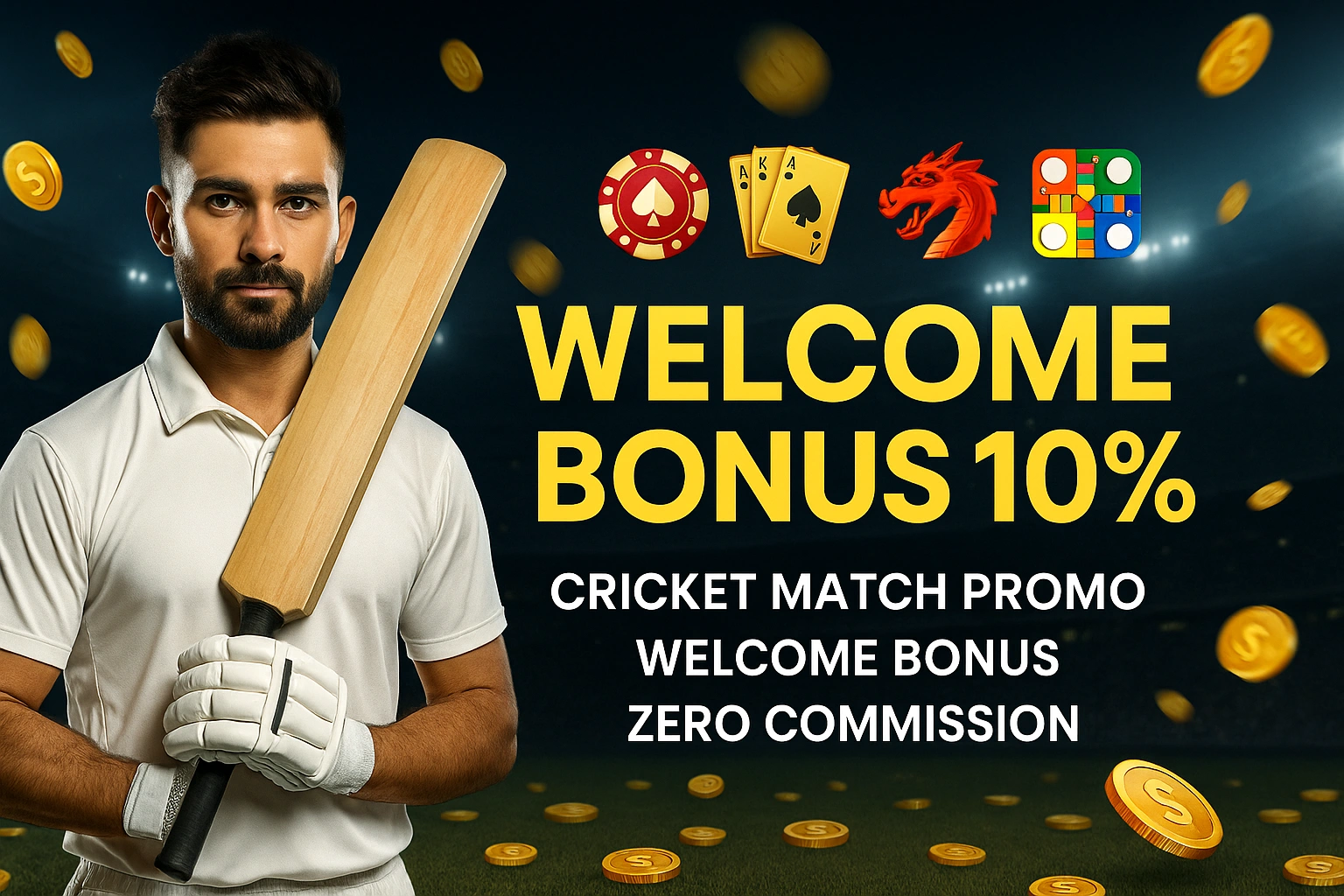 Magicwin 10% Welcome Bonus Cricket Betting Promo
