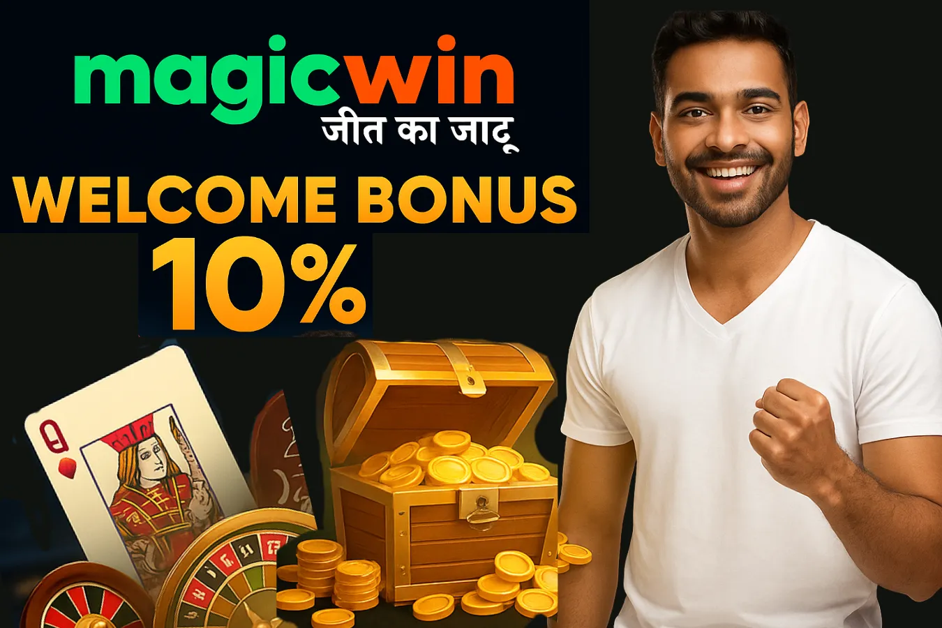 MagicWin daily login bonuses with players enjoying rewards