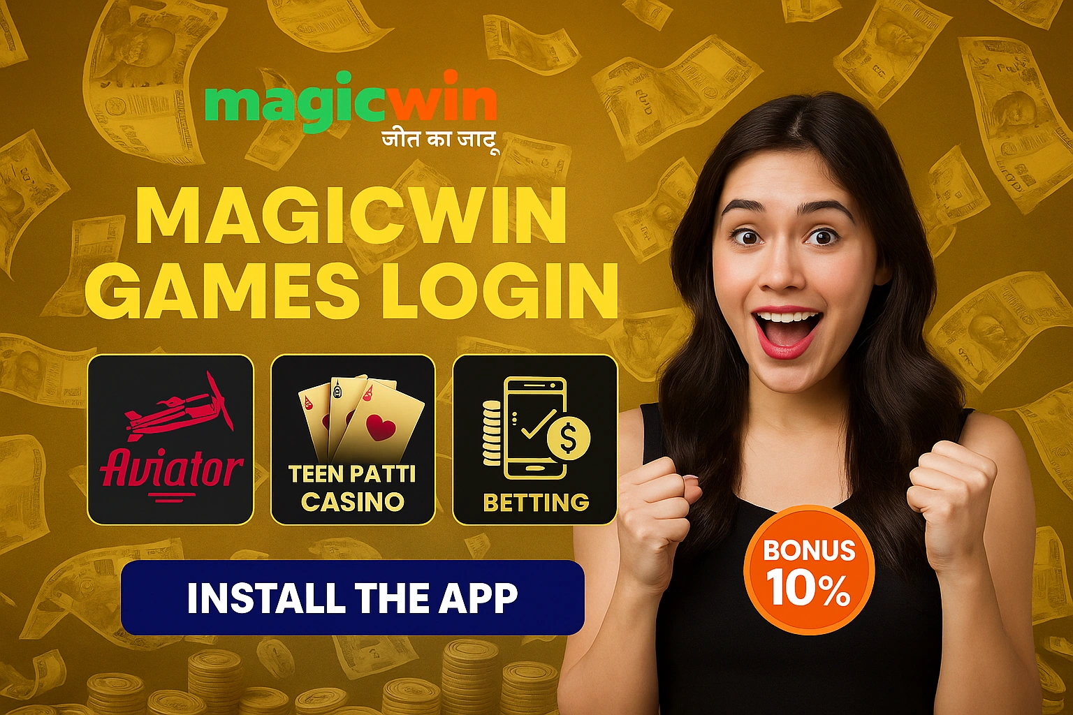 Avitor, Teen Patti, Casino & Betting Apps with INR Money and 10% Bonus Offer