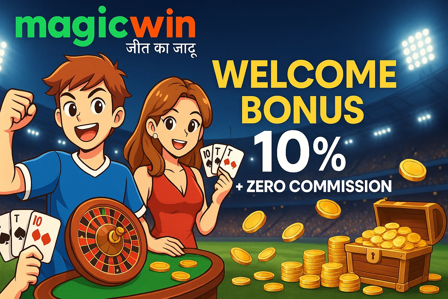 MagicWin welcome bonus explained step by step guide for players