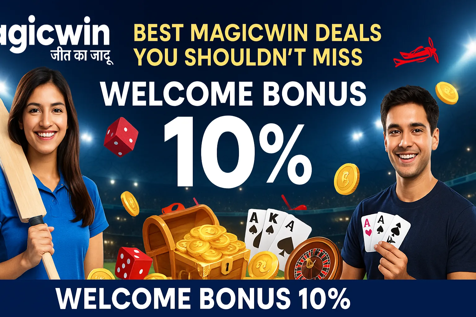 Best MagicWin deals you shouldnt miss with welcome bonus and offers