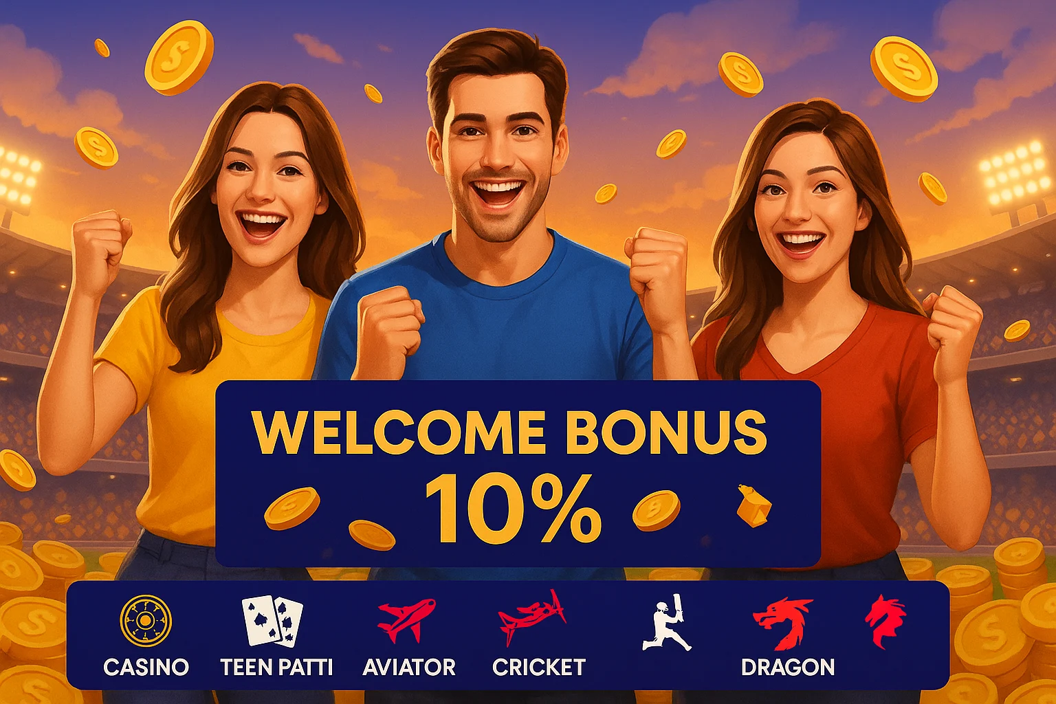 MagicWin 10% Welcome Bonus