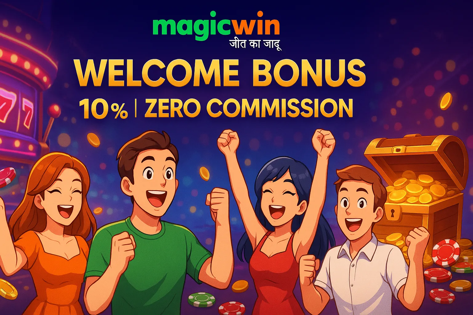 MagicWin beginners guide showing how to start playing step by step