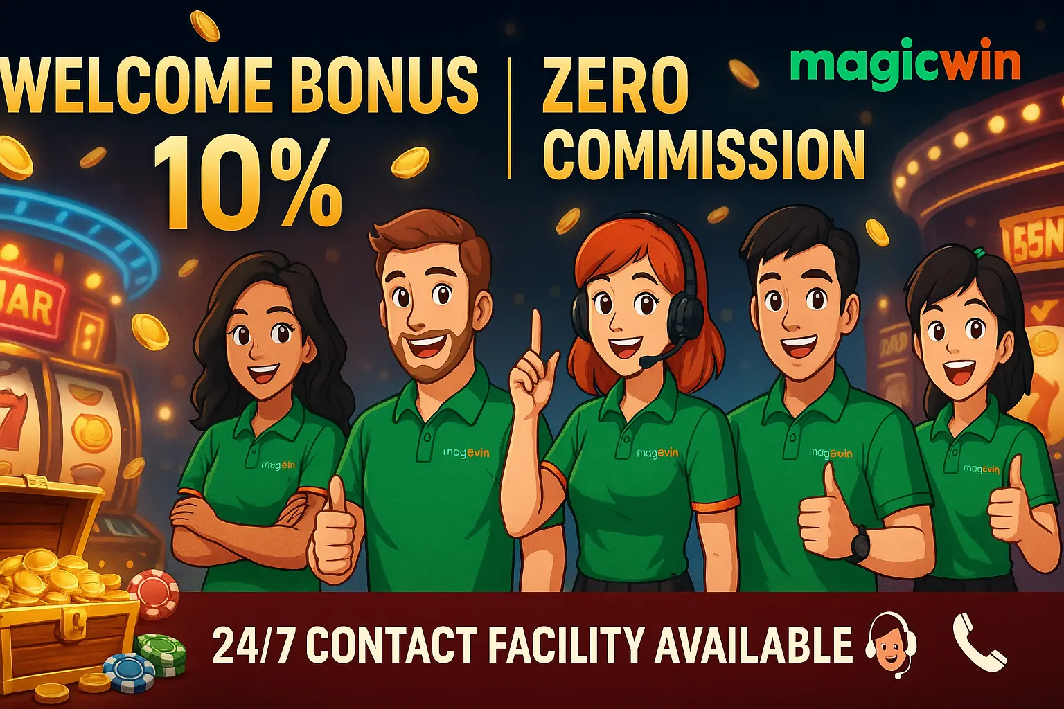 MagicWin jackpot and high-payout casino games highlighted